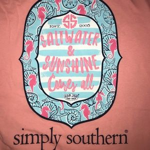 Ron Jon Surf Shop- Simply Southern Long Sleeve Tee